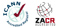 Web4Africa is an ICANN Accredited and ZACR (.za) accredited domain registrar